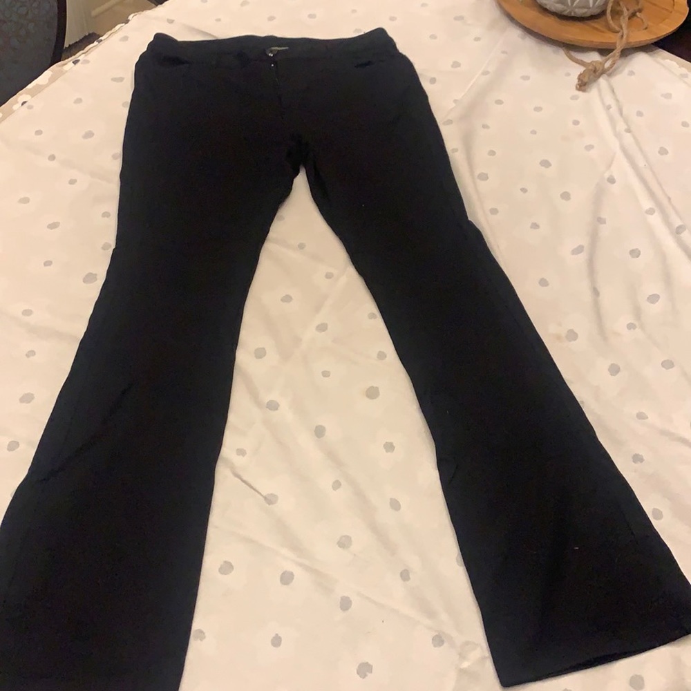 Black stretch dress pants size 8